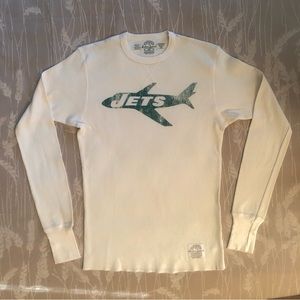 Reebok Retro “JETS” Long Sleeve Thermal Knit Tee